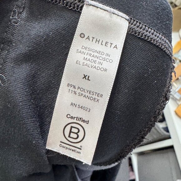 ATHLETA altitude tight in polartec power stretch heather gray size XL - Picture 7 of 7